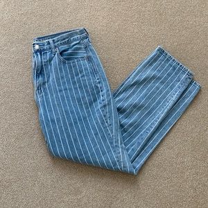 AEO Striped Jeans
